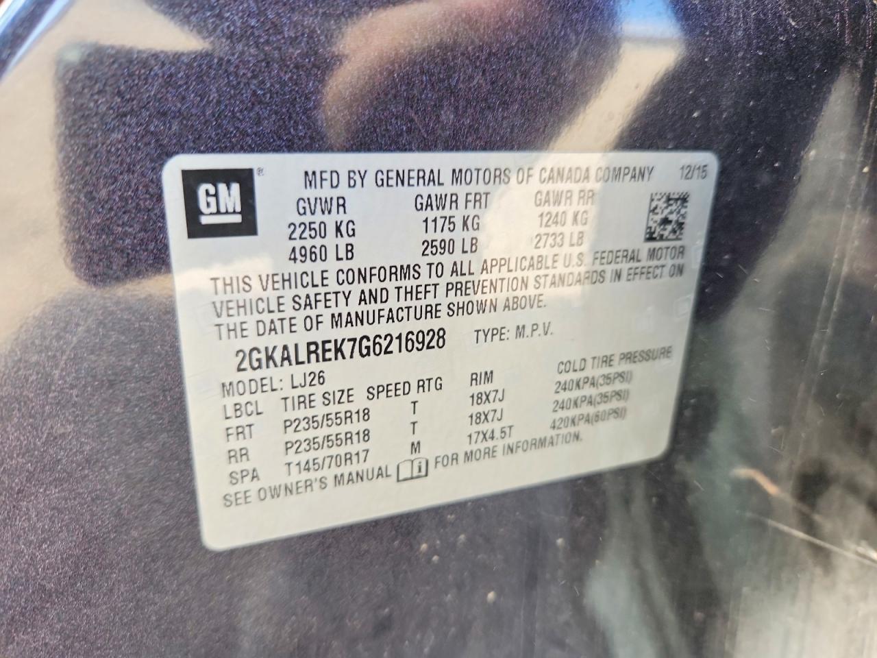 2016 GMC Terrain Denali