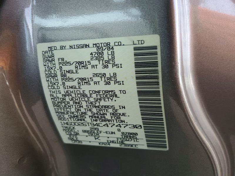 2004 Nissan Frontier Standard