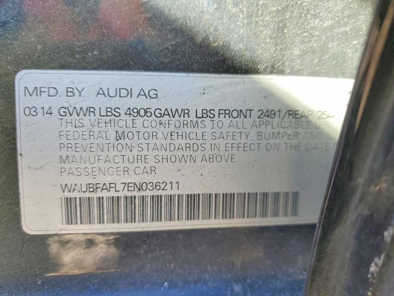 2014 Audi A4 Premium