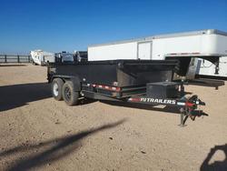 Salvage trucks for sale at Andrews, TX auction: 2025 PJ D7142 Dump Trailer