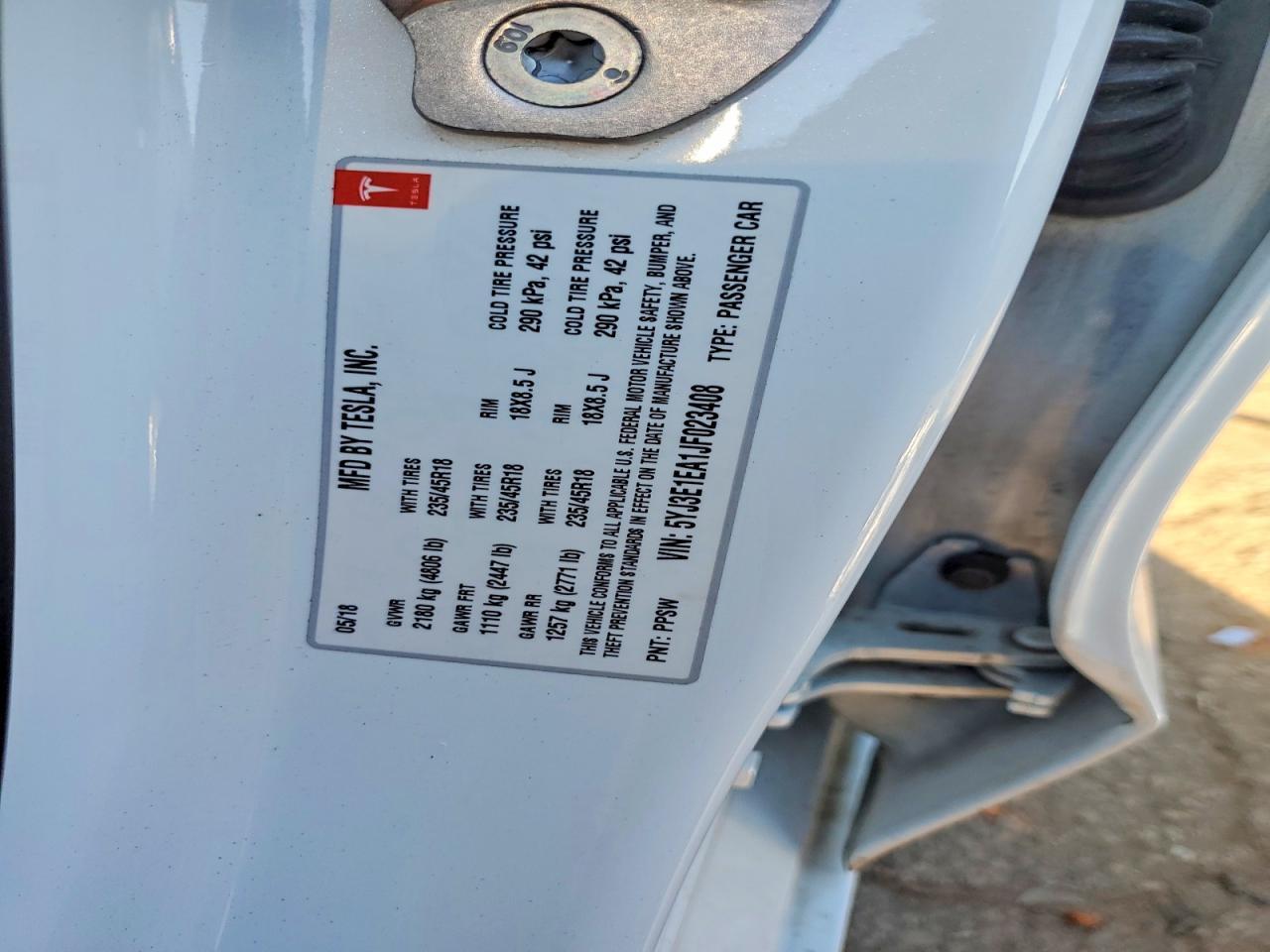 2018 Tesla Model 3