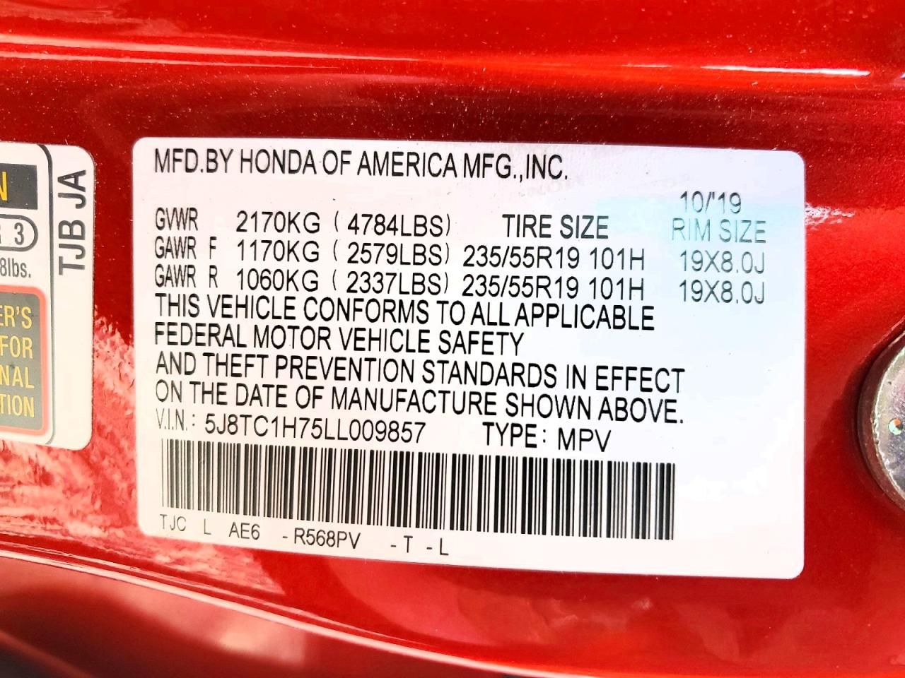 2020 Acura Rdx Advance