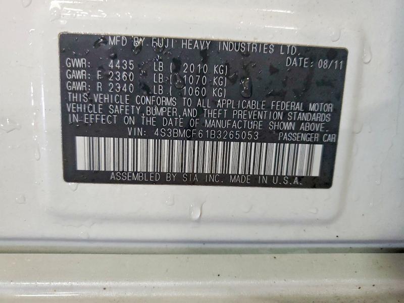 2011 Subaru Legacy 2.5i Premium