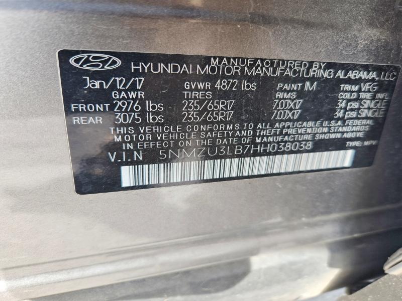 2017 Hyundai Santa fe Sport 2.4l