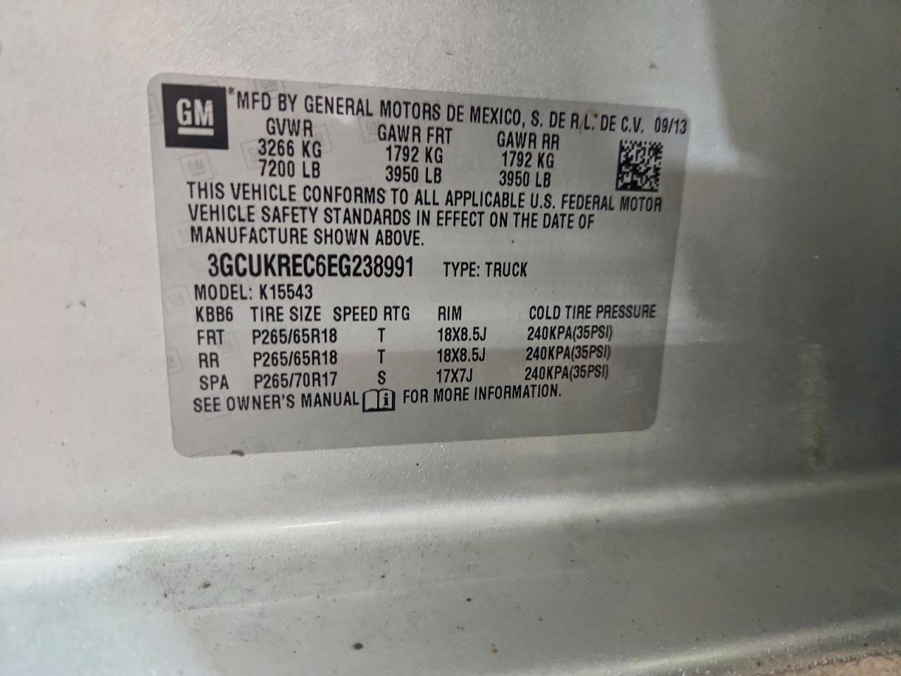 2014 Chevrolet Silverado K1500 LT