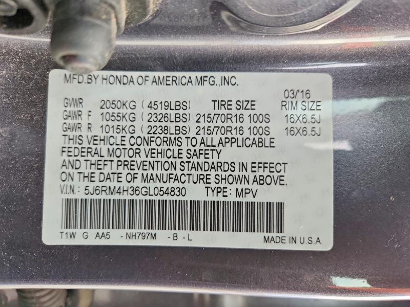 2016 Honda Cr-v lx