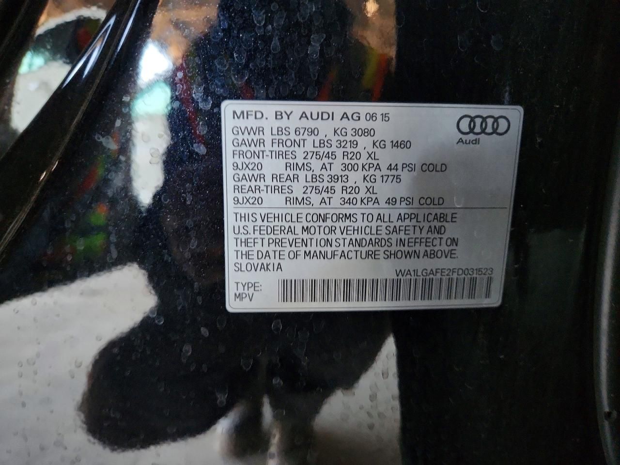 2015 Audi Q7 Premium Plus