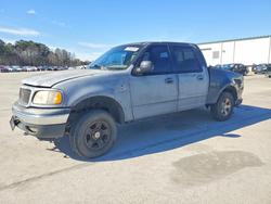 Salvage trucks for sale at Gaston, SC auction: 2001 Ford F150 Supercrew
