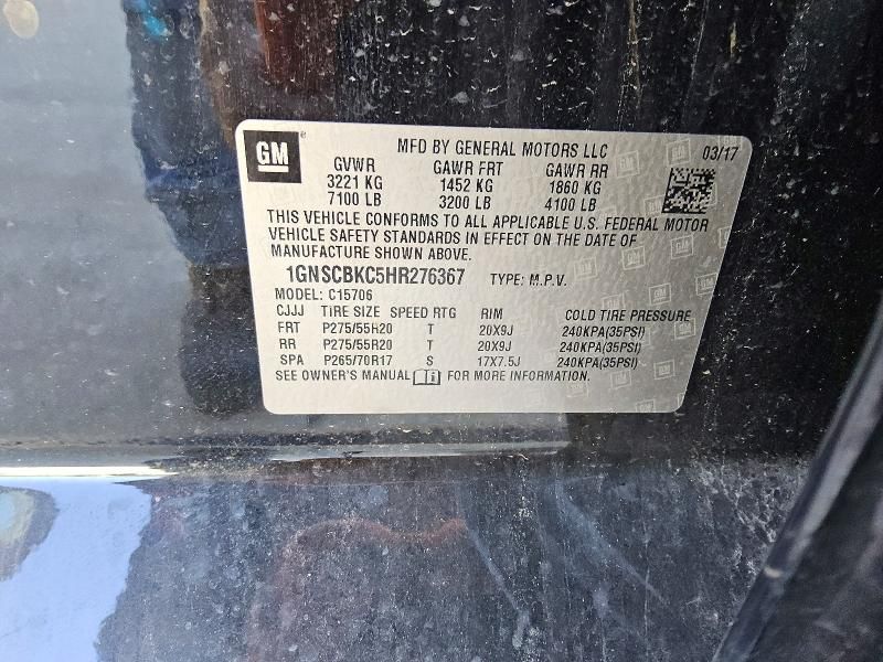 2017 Chevrolet Tahoe C1500 lt