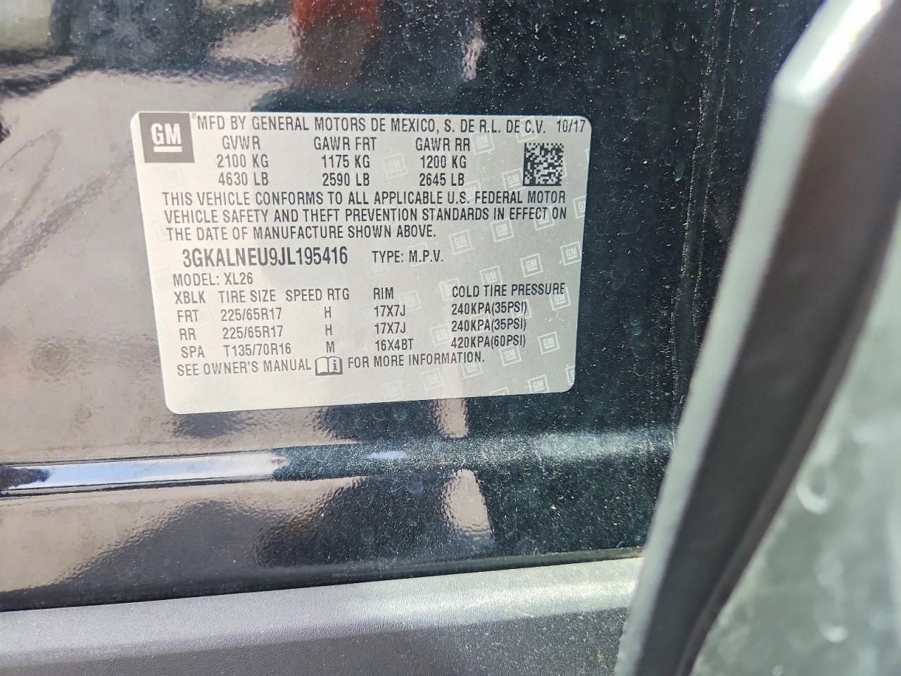 2018 GMC Terrain sle