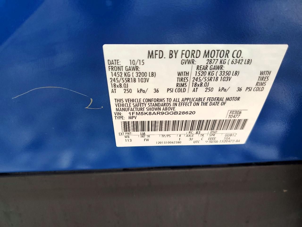 2016 Ford Explorer Police Interceptor