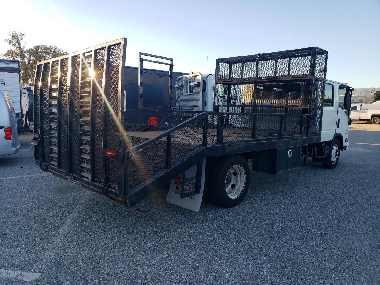 2020 Isuzu NPR HD Crew Cab Flatbed Truck
