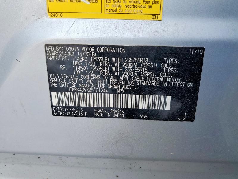 2011 Toyota Rav4 Sport