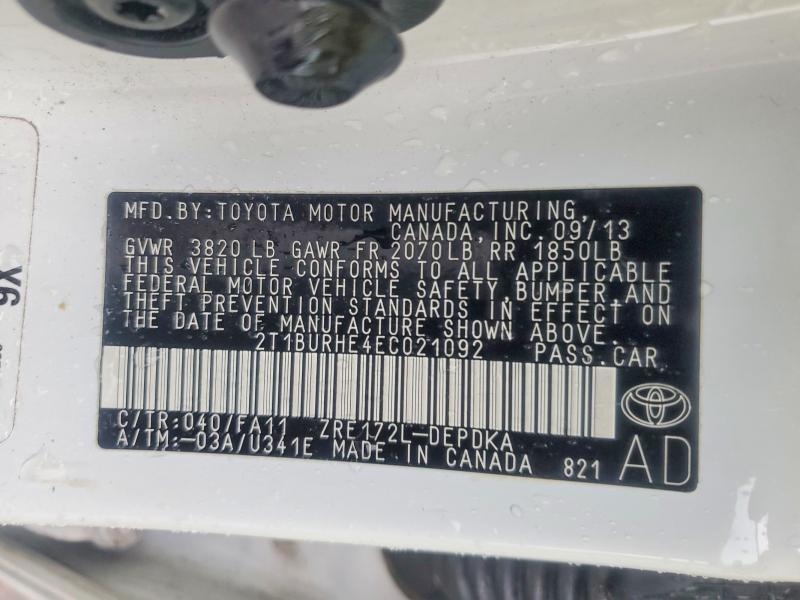 2014 Toyota Corolla l