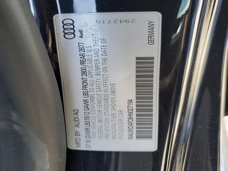 2017 Audi A7 Premium Plus