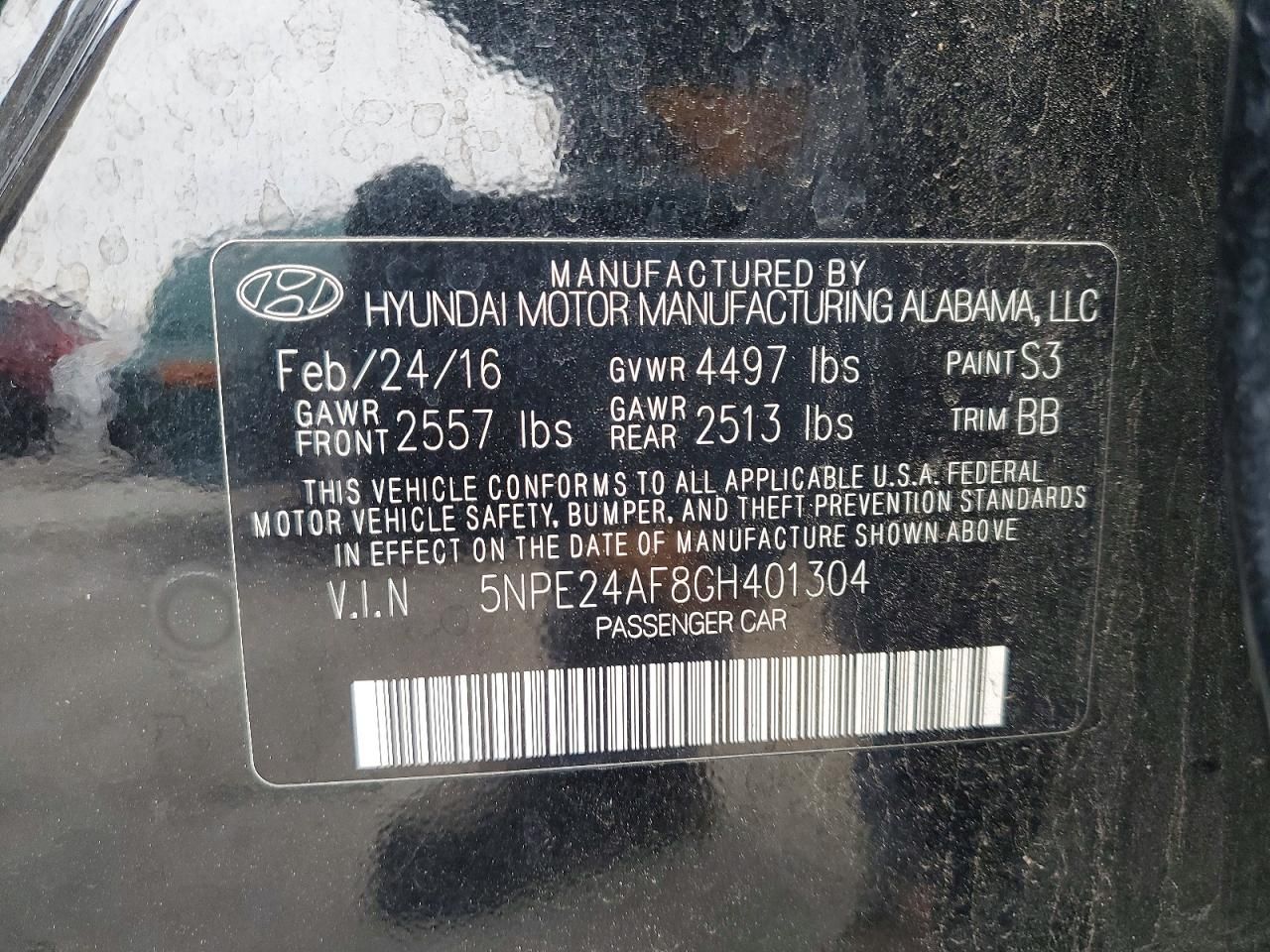 2016 Hyundai Sonata se