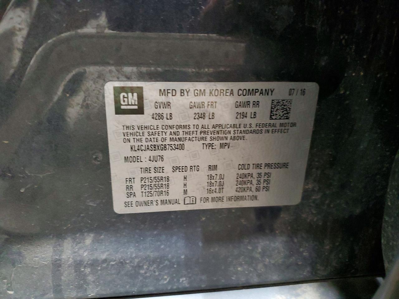 2016 Buick Encore