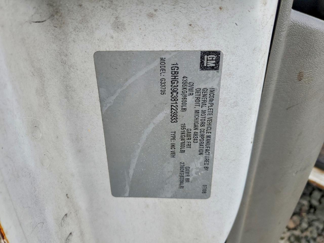 2008 Chevrolet Express Utility / Service Van