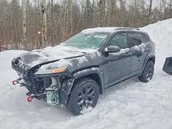 Jeep salvage cars for sale: 2016 Jeep Cherokee Trailhawk