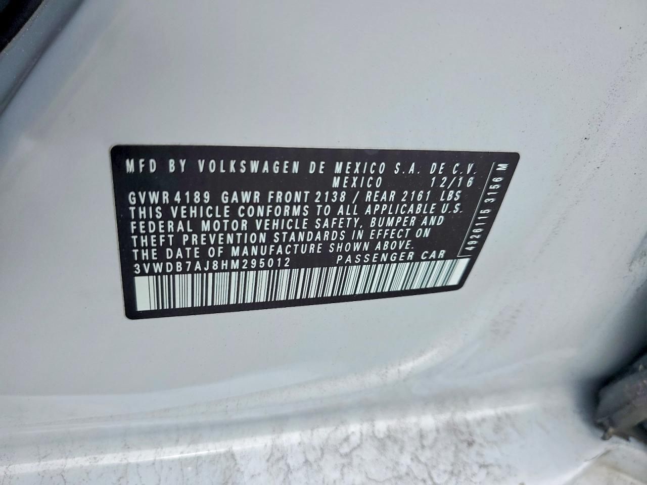 2017 Volkswagen Jetta se