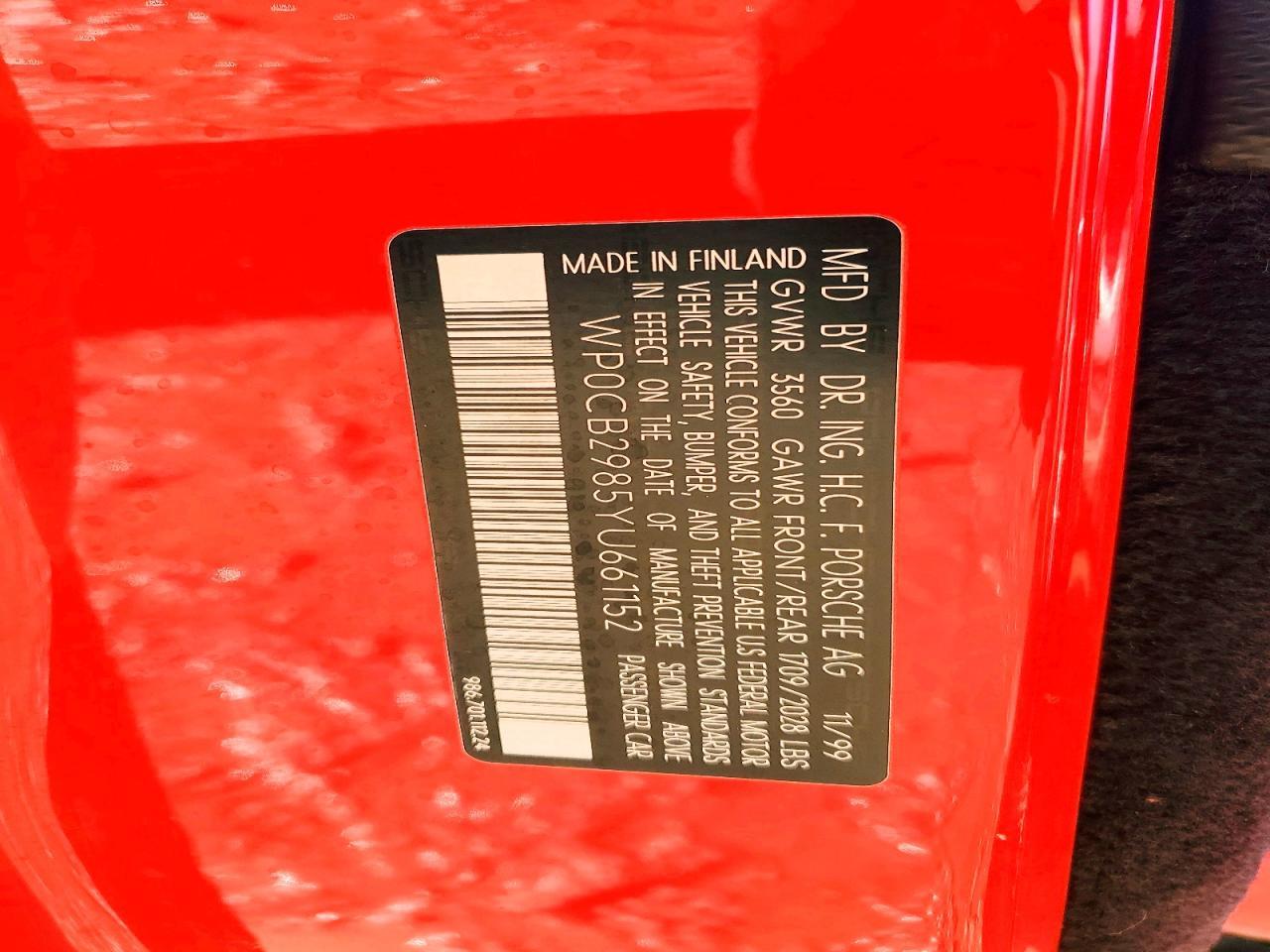 2000 Porsche Boxster s