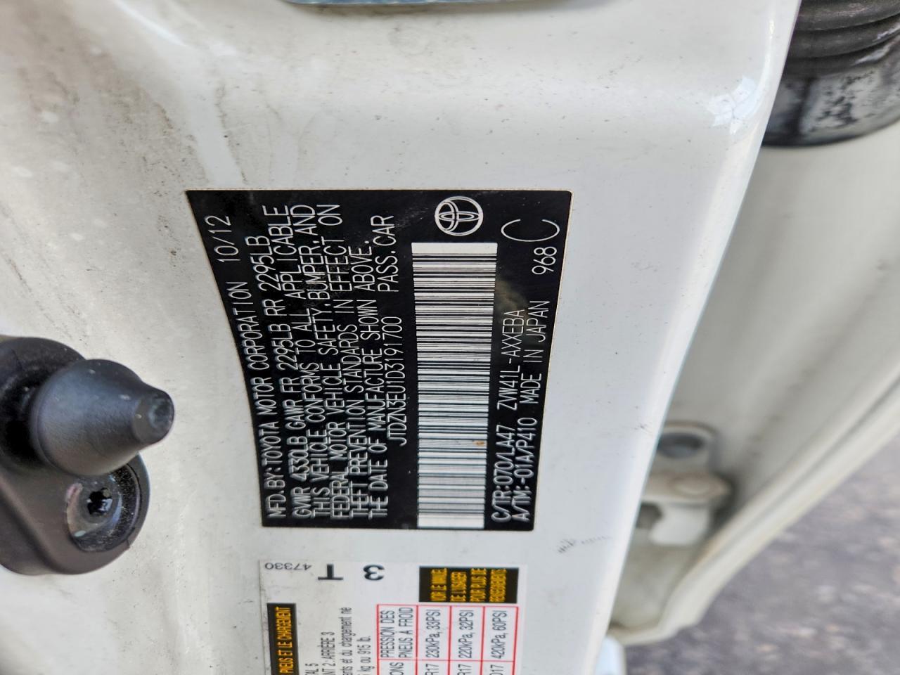 2013 Toyota Prius v