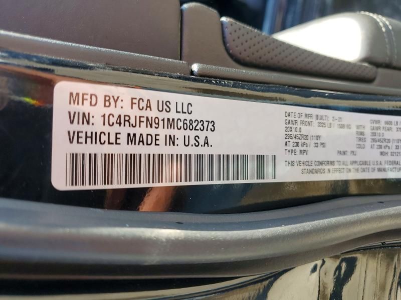 2021 Jeep Grand Cherokee Trackhawk