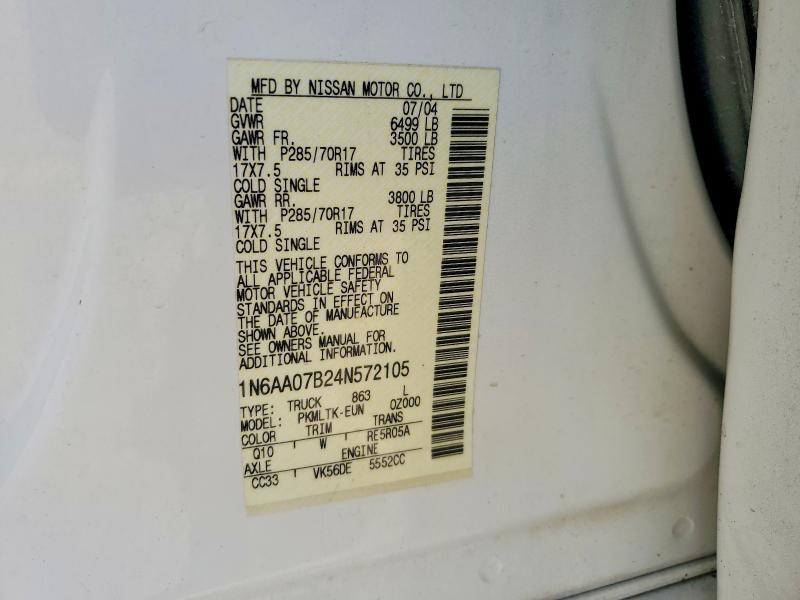 2004 Nissan Titan XE