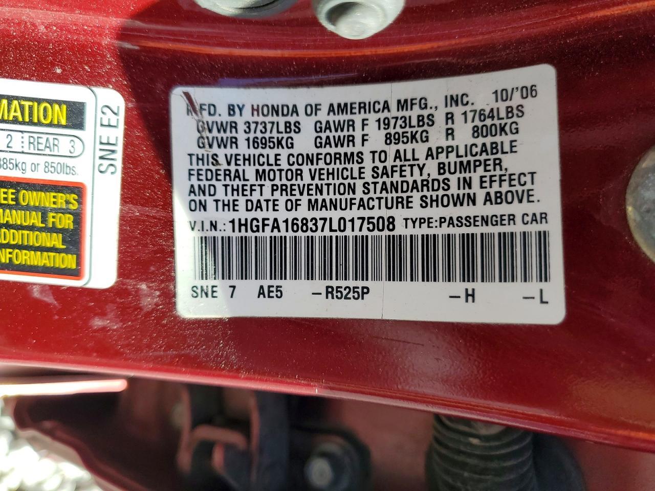 2007 Honda Civic ex