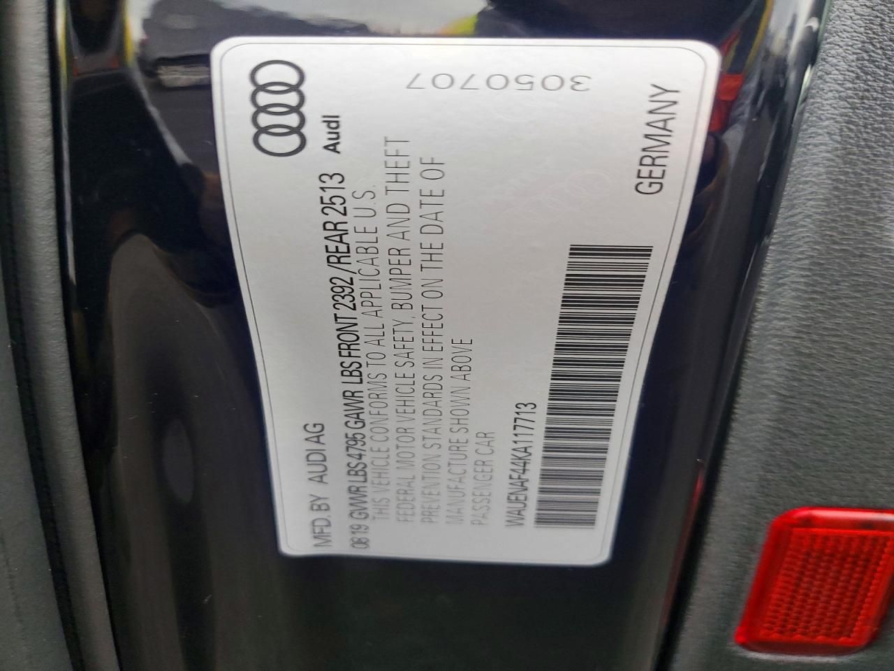 2019 Audi A4 Premium Plus