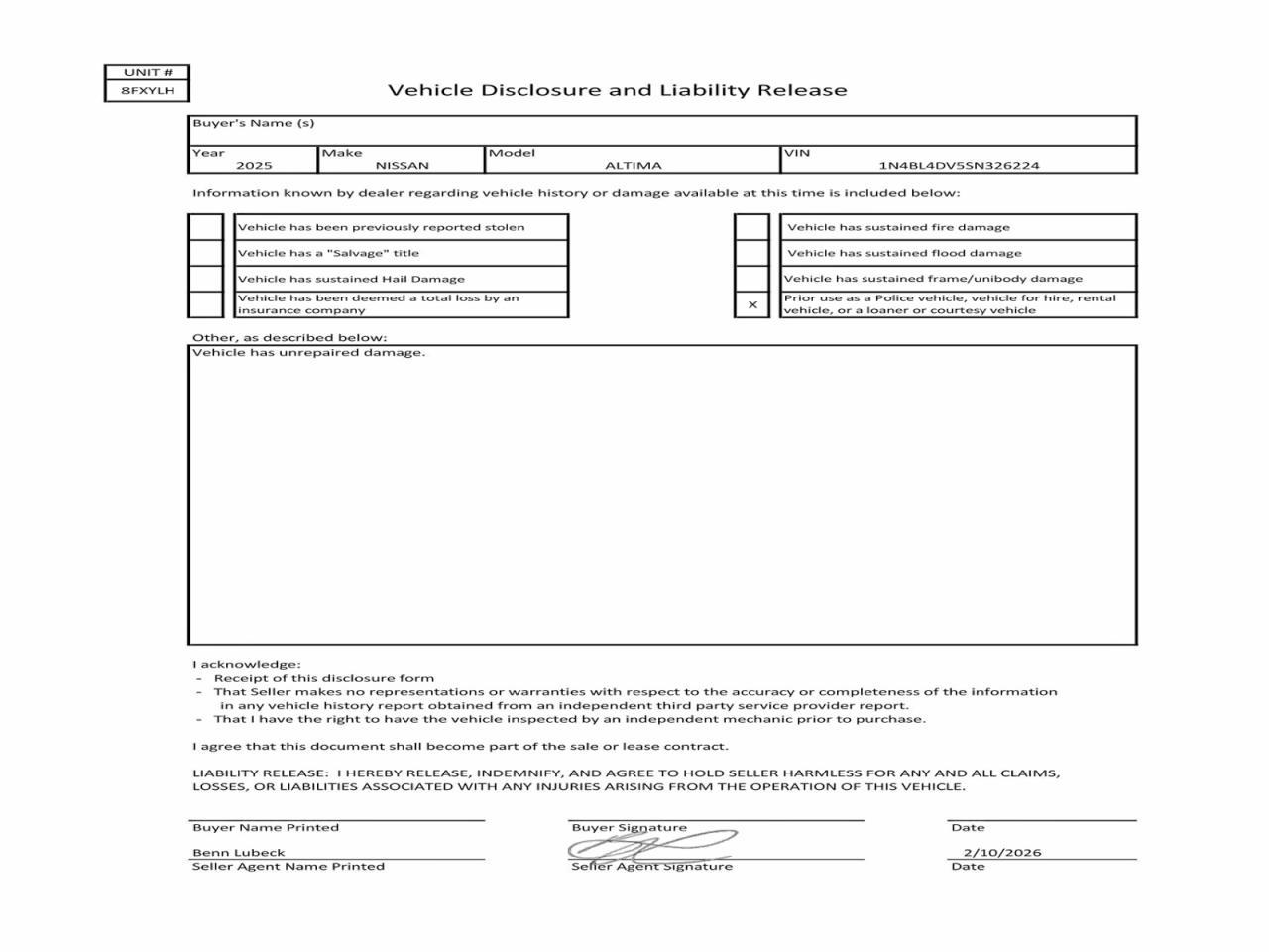 2025 Nissan Altima sv