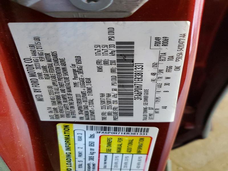 2014 Ford Fusion se