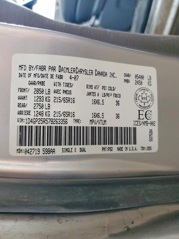 2007 Dodge Caravan se