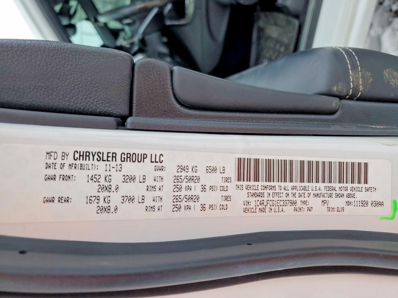 2014 Jeep Grand Cherokee Overland