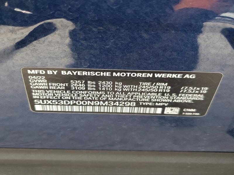 2022 BMW X3 Xdrive30i