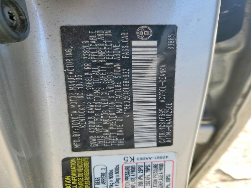 2006 Toyota Camry le