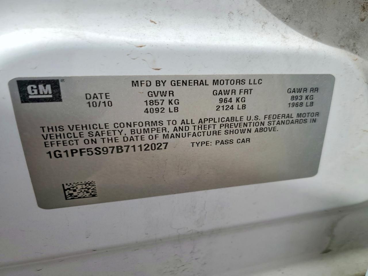 2011 Chevrolet Cruze lt