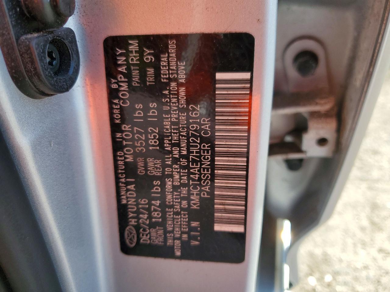 2017 Hyundai Accent Value Edition
