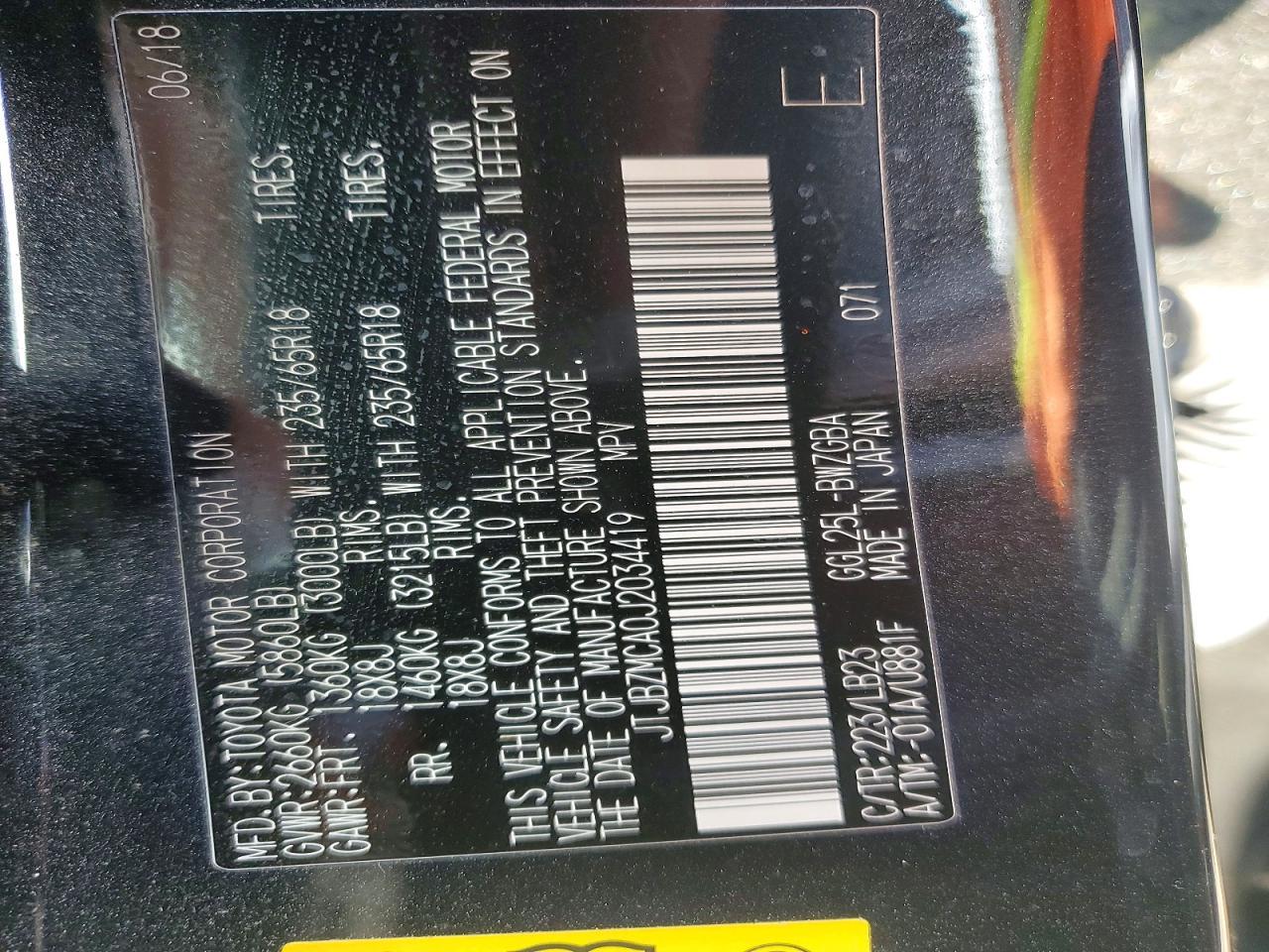 2018 Lexus Rx 350 Base