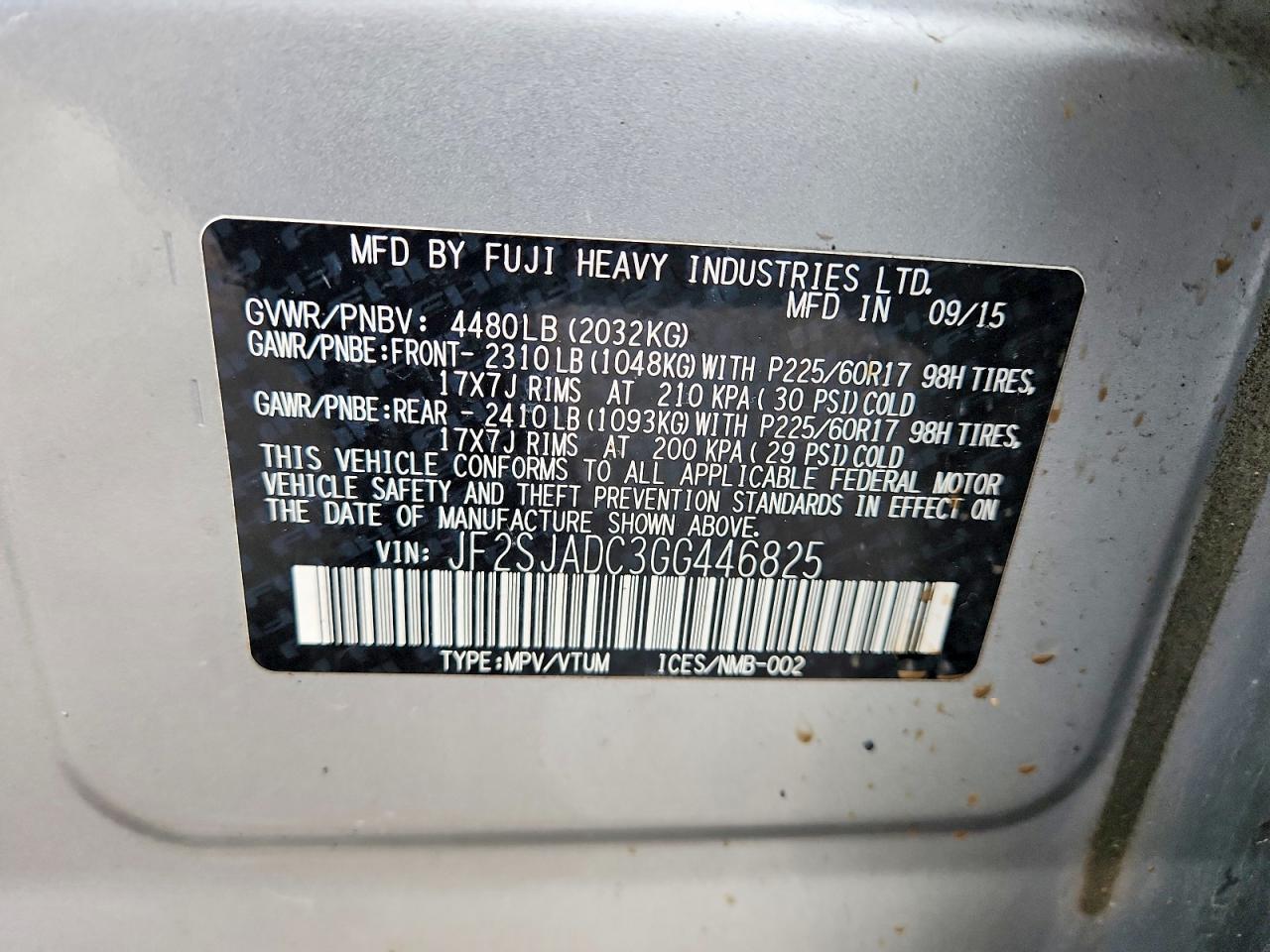 2016 Subaru Forester 2.5i Premium