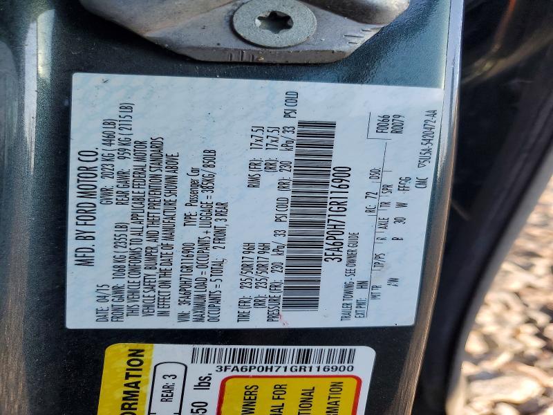 2016 Ford Fusion se