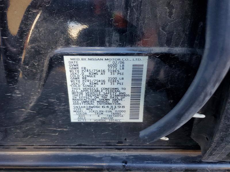 2006 Nissan Pathfinder le