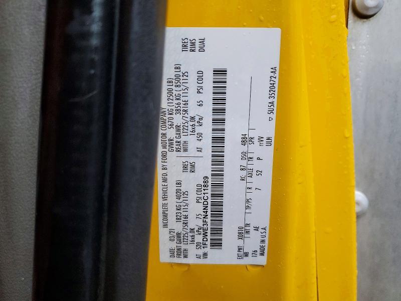 2022 Ford E350 box Truck