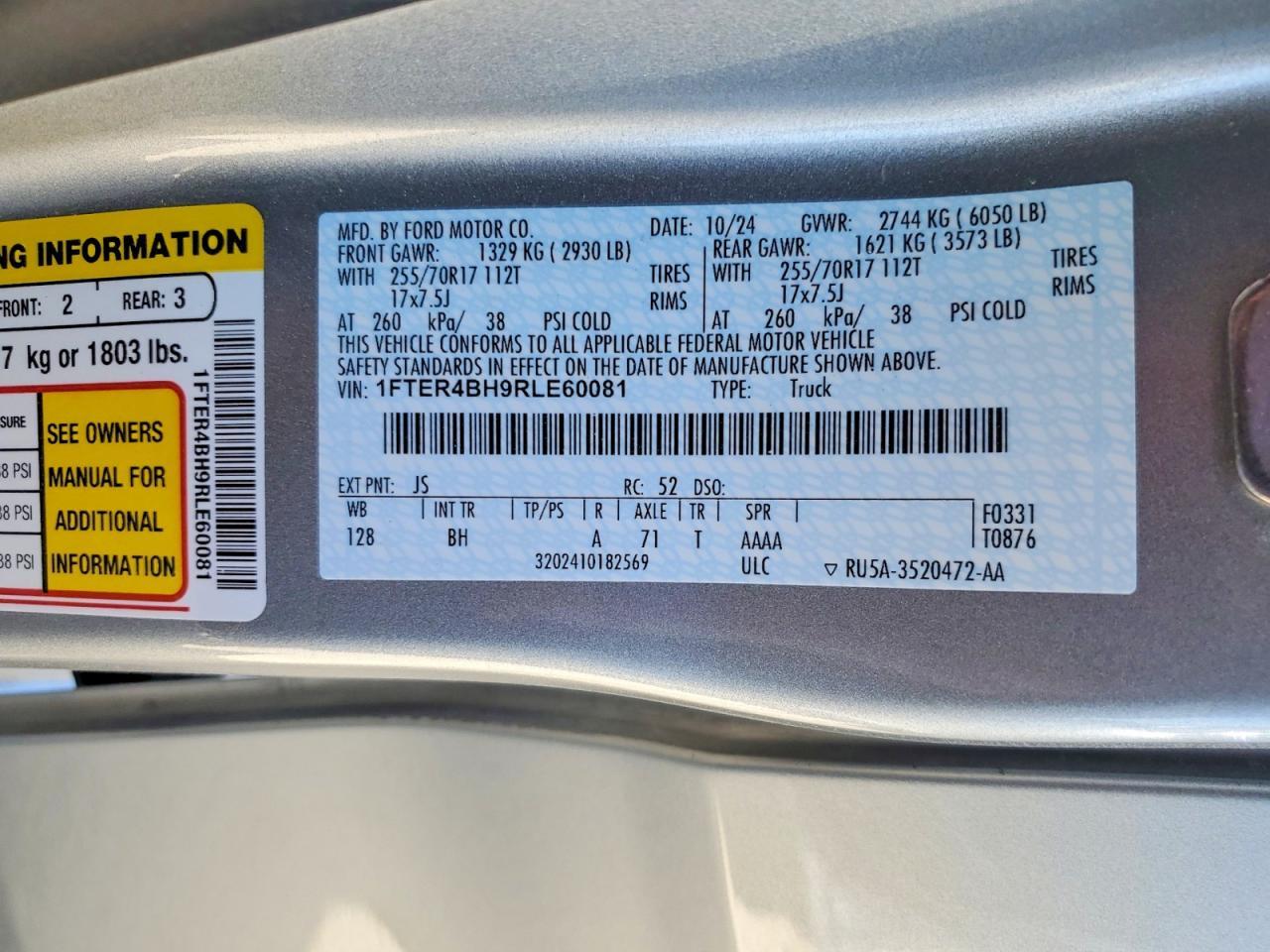 2024 Ford Ranger XL