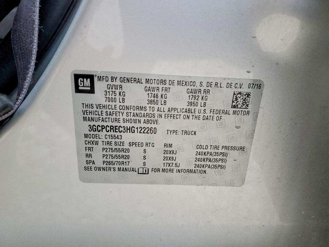 2017 Chevrolet Silverado C1500 lt
