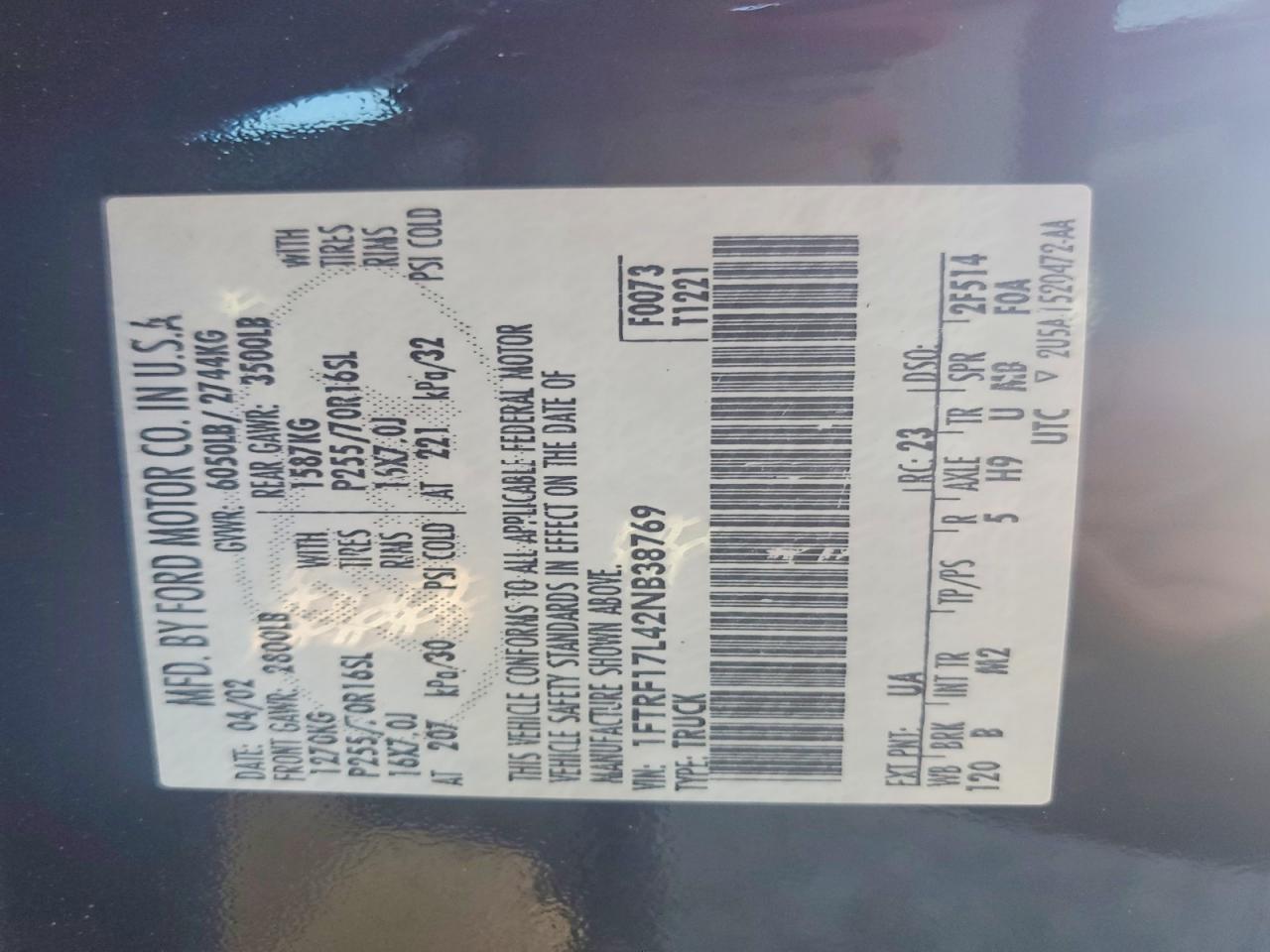 2002 Ford F150