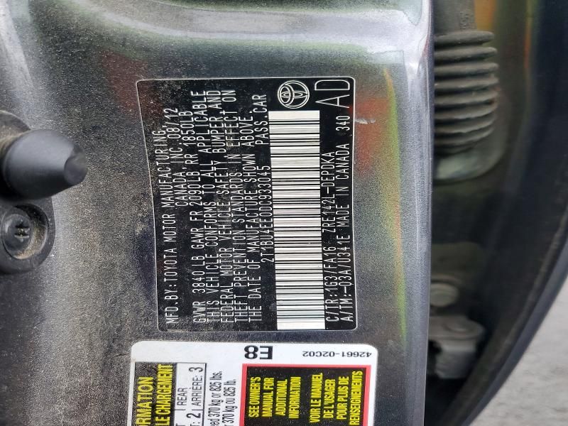 2013 Toyota Corolla Base