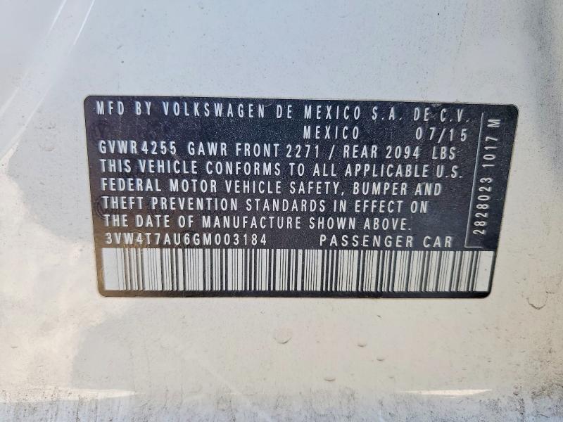2016 Volkswagen Gti S/se