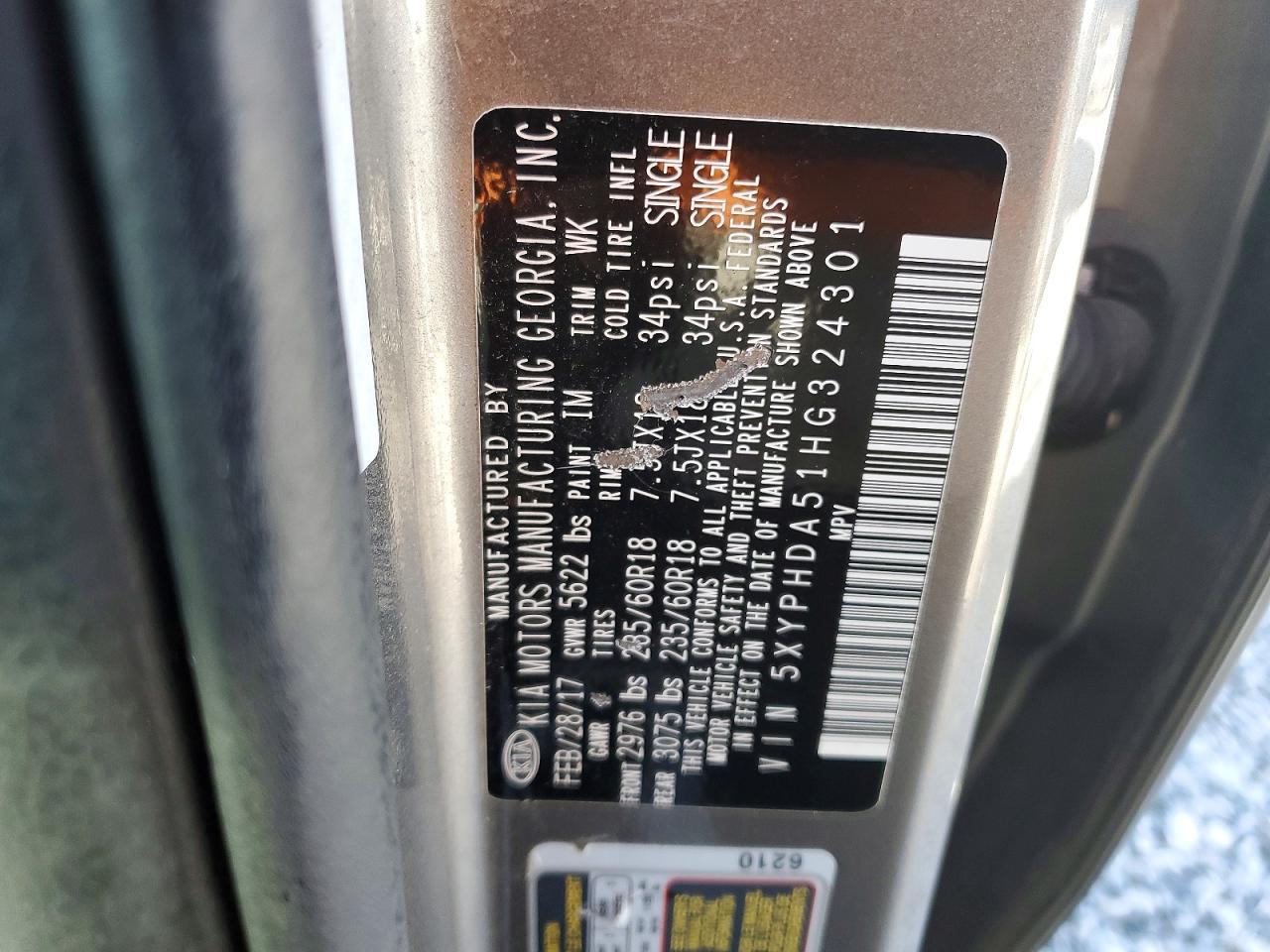2017 KIA Sorento ex