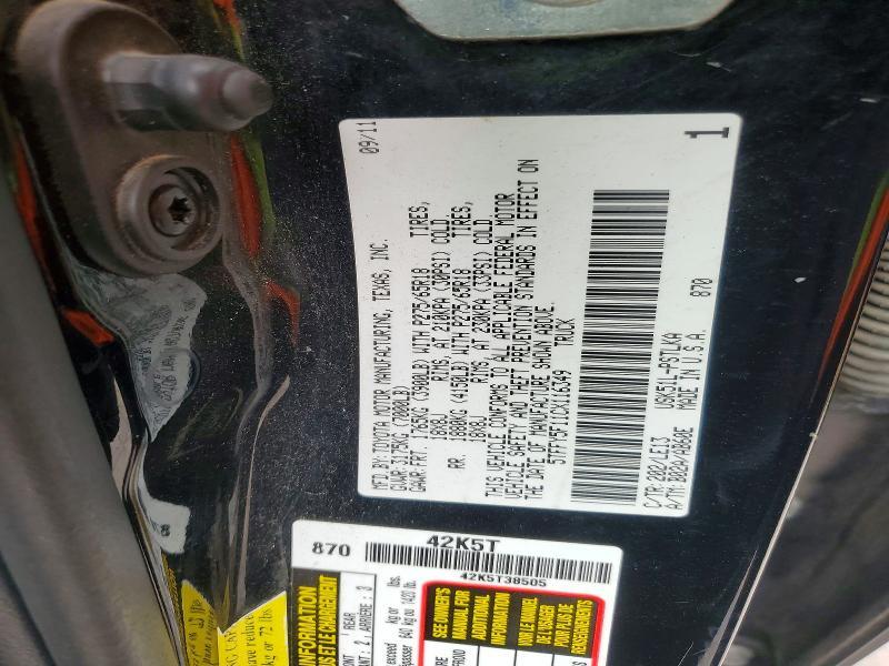 2012 Toyota Tundra Crewmax Limited